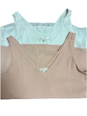 WAYF Top Bundle Size Small Sheer Tank Blouse Neutral